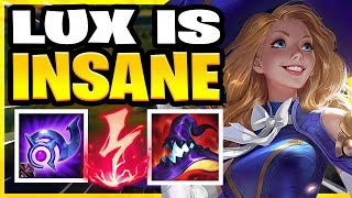 Lux SUPPORT is S++ Tier in Wild Rift! Lux Build & Gameplay!