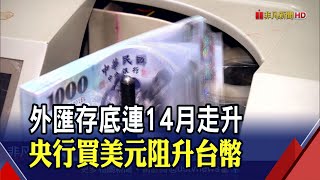 月增74.8億美元! 我國7月外匯存底4961億美元再創新高│非凡財經新聞│20200805