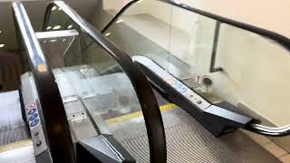 Prague - Hlavni Nadrazi. 6x Escalator \u0026 1x Travelator ride at metro and Central railway stations