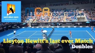 Lleyton Hewitt's last ever Professional Tennis Match - Doubles: Australian Open 2016 (HIGHLIGHTS)