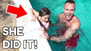 She learned to SWIM in ONE DAY! | Family Fizz