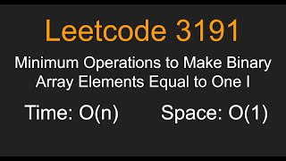 Minimum Operations to Make Binary Array Elements Equal to One I - Leetcode 3191 - Python