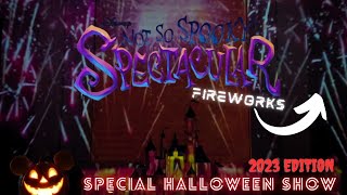 Disney's Not so Spooky Spectacular Fireworks-Mini Disneyland Recreation 🎃