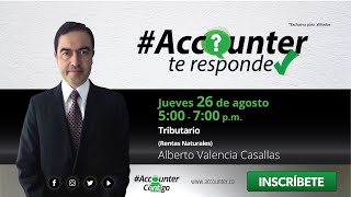 #AccounterTeResponde - Tributario - Agosto 26