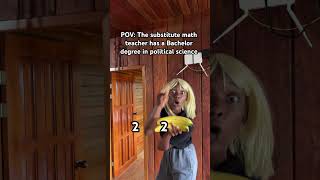 Is 2+2= 6 bc of the gov?🤣 #viral #funny #trending #school #comedy #shorts #maths #politics #lol