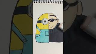 Drawing Minions And Gru In The Rise Of Gru (#short)