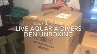 Live Aquaria Divers Den unboxing