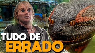 TUDO de ERRADO com ANACONDA (em um resumo do filme)