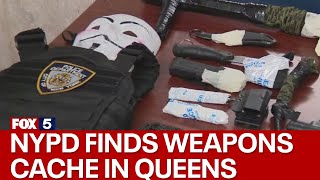 NYPD finds weapons cache during Queens traffic stop