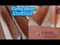 Como hacer Chaflanes de Madera / Guía para Cartabón /  Cargador 45 sistema francés #elmueblemoderno