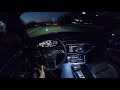 2021 audi rs6 avant 600 hp german autobahn frankfurt night pov drive u0026 topspeed i asmr