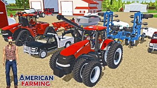 SPRING PLANTING ON MEGA FARM! (CASE ROW TRACK \u0026 36 ROW PLANTER) | AMERICAN FARMING