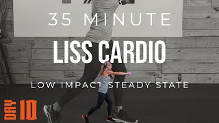35 Minute LISS (Low Impact Steady State) Workout | Candy Crusher - Day 10