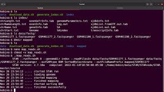 bash script for star rna seq tutorial