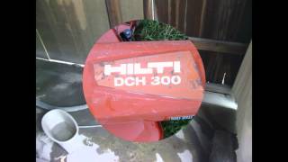 Home Depot Tool Rental - Hilti DCH 300 Concrete Saw