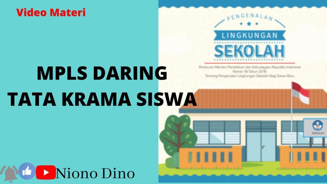 MPLS DARING !! Materi (Tata Krama Siswa Di Lingkungan Sekolah) - YouTube