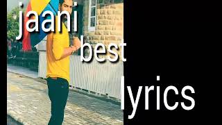 #Jaani johan best lyricist