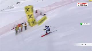 Alex Vinatzer 🇮🇹 - Gurgl men's slalom, Nov 18, 2023, both runs #weareskiing @atomic