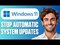 How To Stop Automatic Updates in Windows 11 (Easy Guide 2026)