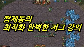 [프로토스전]  저그 기본빌드 ( 프로토스가 아무것도 못하게 만드는..  )  #짭제동의 스타크래프트 저그 강의 # 이영호 장윤철 김성현 김민철 도재욱 이제동 김명운 송병구 홍구