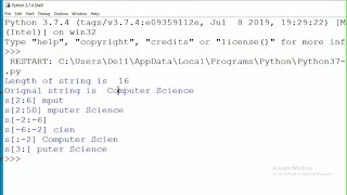 String Manipulation Part 2 | Computer Science Class XI (CBSE)
