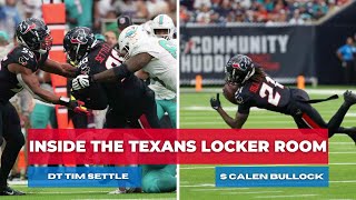 Inside the Texans Locker Room: Calen Bullock Defends Big Hit | D-Line Proclaimed League's Best