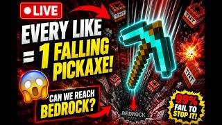 🛑 Falling Pickaxe Live 😎 #shortslive 🎮 Tu superchat enciende 30 TNT 🔥