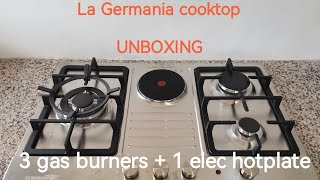 UNBOXING and INSTALLING La Germania cooktop DH-631X