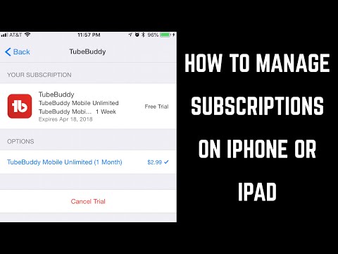 How to manage subscriptions on iPhone or iPad
