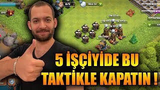 AYNI ANDA 5 İNŞAATÇI DOLDURMAK (%100 ÇALIŞIYOR) CLASH OF CLANS