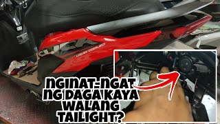 paano kalasin ang tail light honda click125/150 v2 ||kinagat ng daga dahilan ng walang tail light