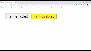 How to disable button in HTML with Styling?