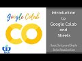 Basic Setup and Simple Data Visualization / Google Colab Tutorials