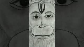 Hanuman ji sketch #jaishreeram ##art ##artist shreyansh ##