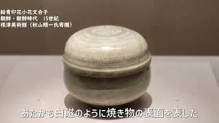 企画展「魅惑の朝鮮陶磁」・特別企画「謎解き奥高麗茶碗」が根津美術館で3月26日まで