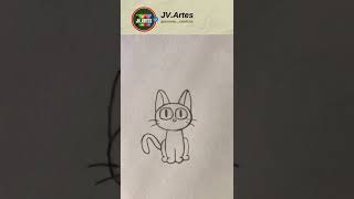 Como desenhar um gato #shorts