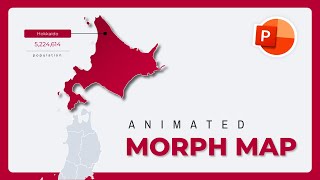 How to Animate a Map in PowerPoint with Morph | ✨ Step by Step Tutorial ✨
