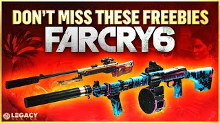 Far Cry 6 - Free Rewards You Can Get RIGHT NOW! 2 Powerful Guns, Crafting Resources, And Pesos