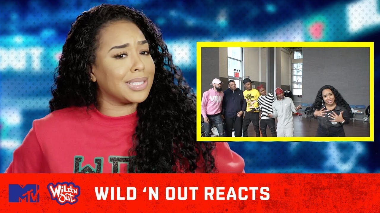 B. Simone’s Audition Tape Makes Her Cringe 😂 | Wild 'N Out Reacts | MTV ...