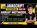 JavaScript Array Methods Tutorial in Hindhi | Day 19 | Code With Mahesh #coding #javascript #viral