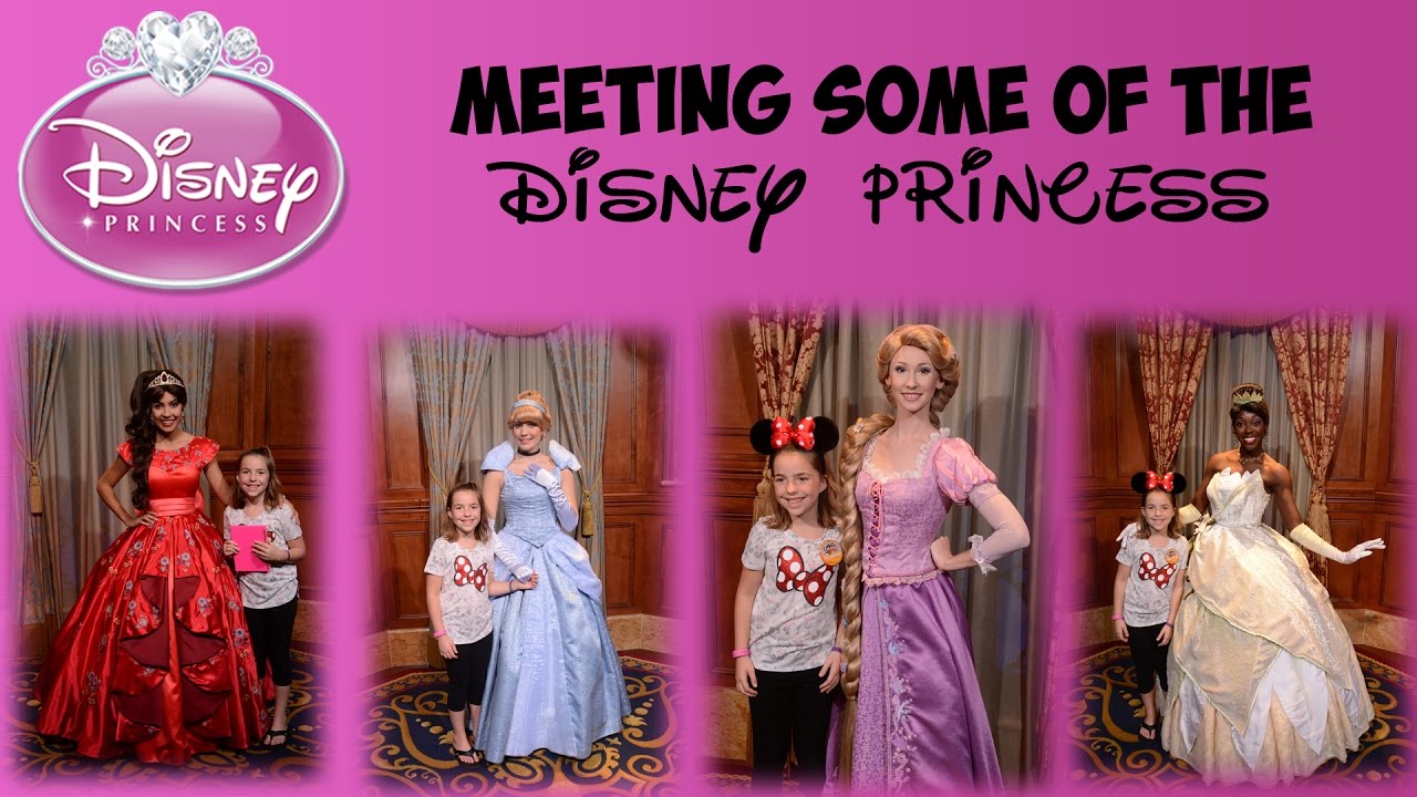 Meeting Disney Princess - YouTube