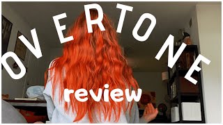 DYING MY HAIR BRIGHT ORANGE- Overtone EXTREME ORANGE review!