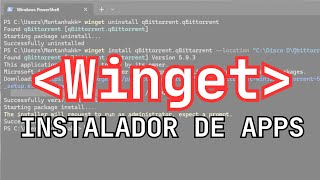 Como usar o WINGET - Instalar em pastas, procurar e desinstalar apps do Windows