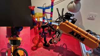 AR4 robot arm marble run ASMR