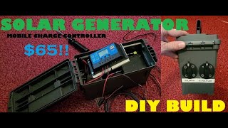 $65 SMALL SOLAR GENERATOR DIY BUILD