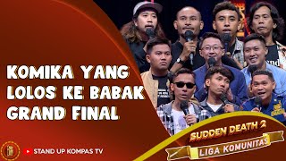 Inilah Komika yang Lolos ke Babak Grand Final! | SUCI Liga Komunitas