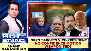 LIVE: Opposition No Confidence Motion Against VP | The Right Stand With Anand Narasimhan | N18L