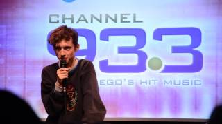 Q&A with @TroyeSivan at @Channel933 - San Diego, CA - 01/29/2016 HD