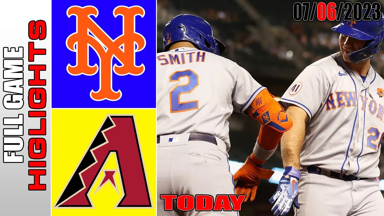 New York Mets Vs Arizona Diamondbacks FULL GAME HIGHLIGHTS | MLB To Day ...