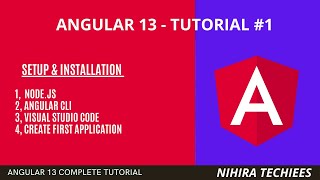 Environmental setup and installation | create my first angular app | Angular 13 tutorial #1